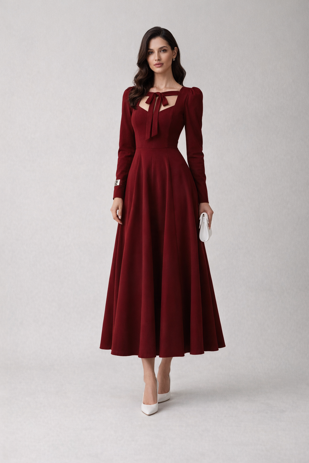 Long Sleeve Summer Party Dress