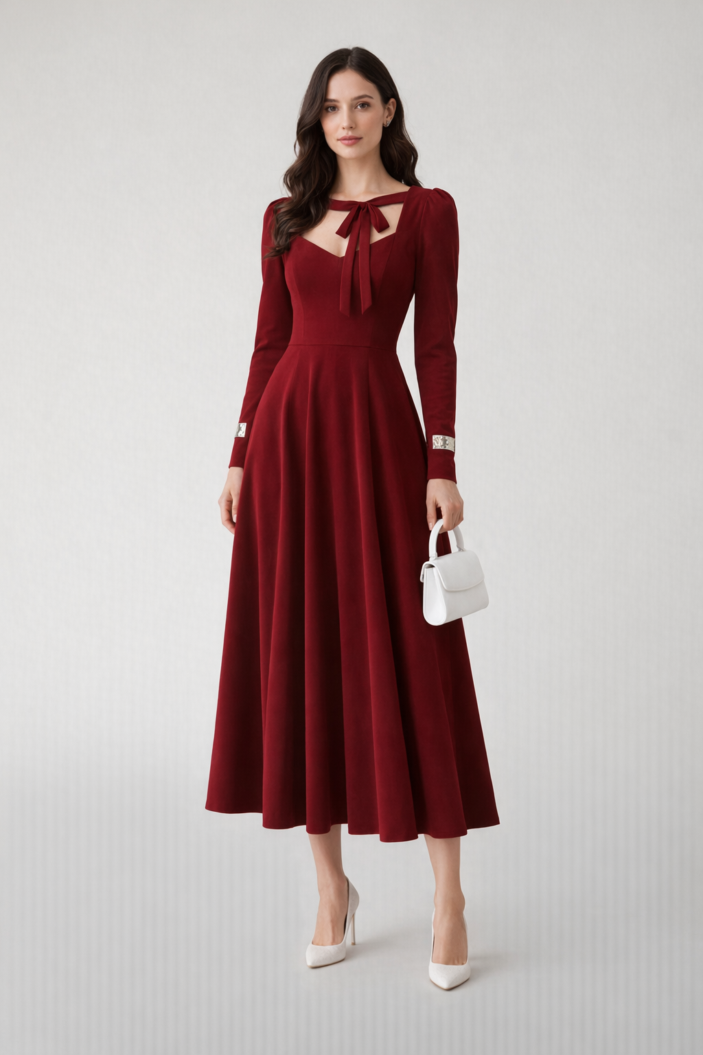 Long Sleeve Summer Party Dress