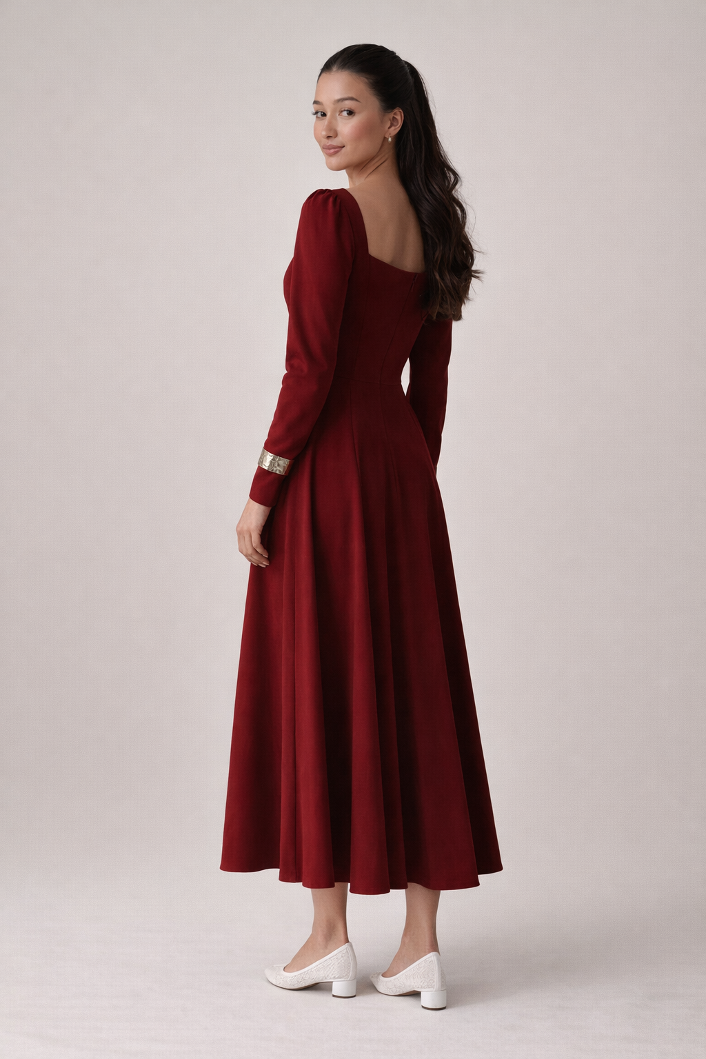 Long Sleeve Summer Party Dress