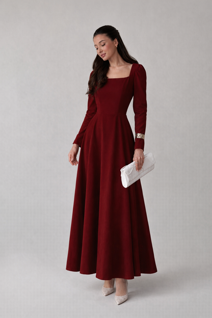 Long Sleeve Summer Party Dress
