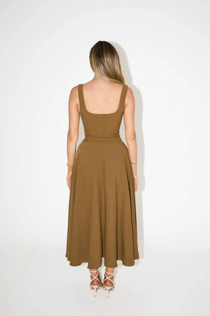 MELIS Grace Kleid - Braun