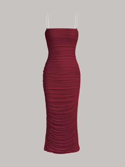 Women's Mesh Slim Sleeveless Dress