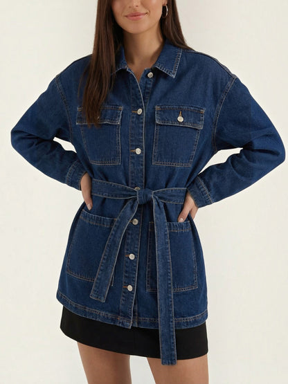Alice Jeansjacke mit Gürtel