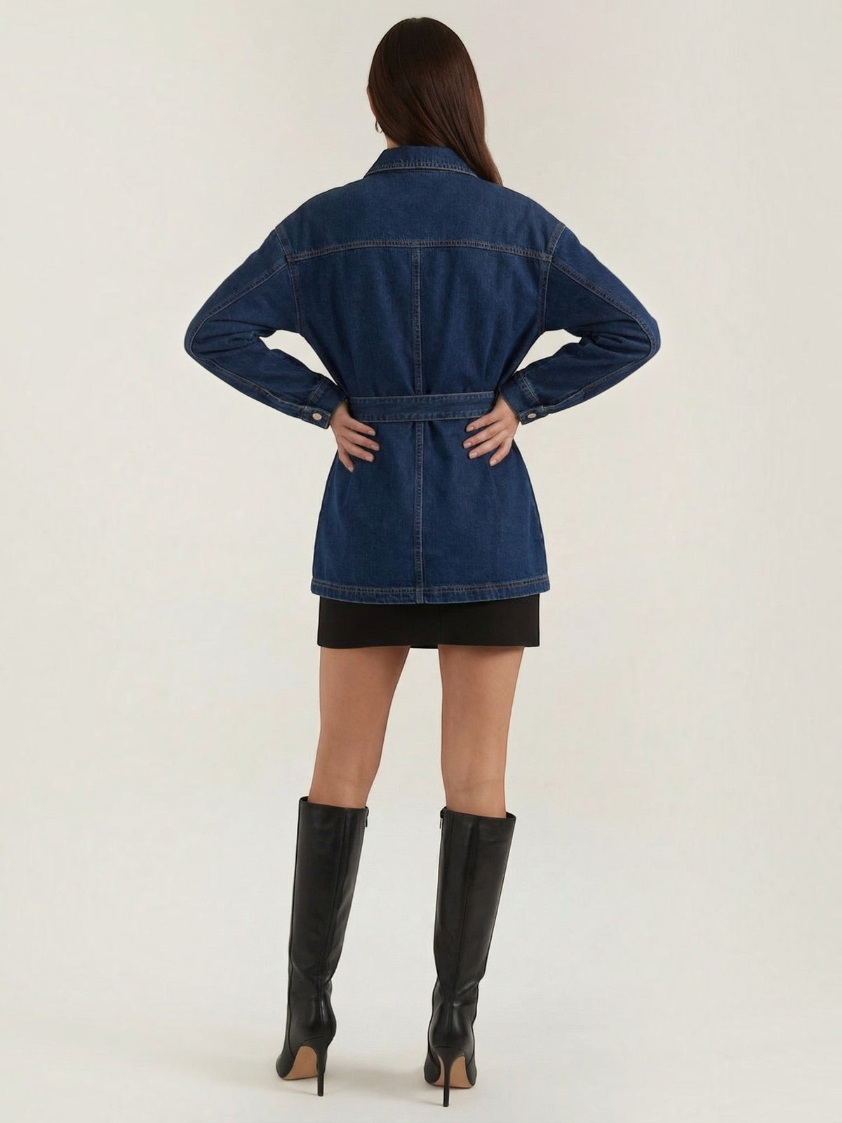Alice Jeansjacke mit Gürtel