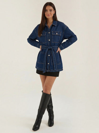 Alice Jeansjacke mit Gürtel