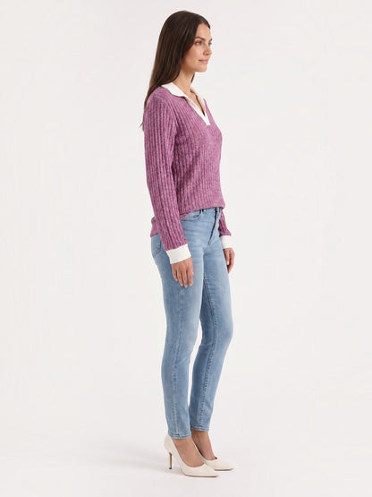 Althea Strickpullover mit V-Ausschnitt