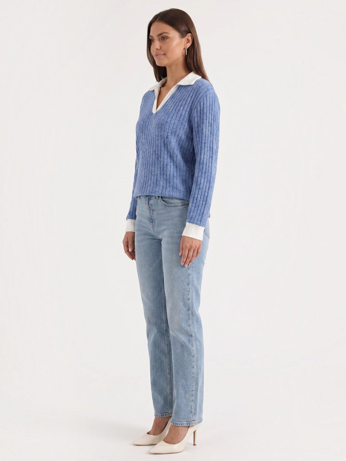 Althea Strickpullover mit V-Ausschnitt