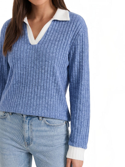 Althea Strickpullover mit V-Ausschnitt