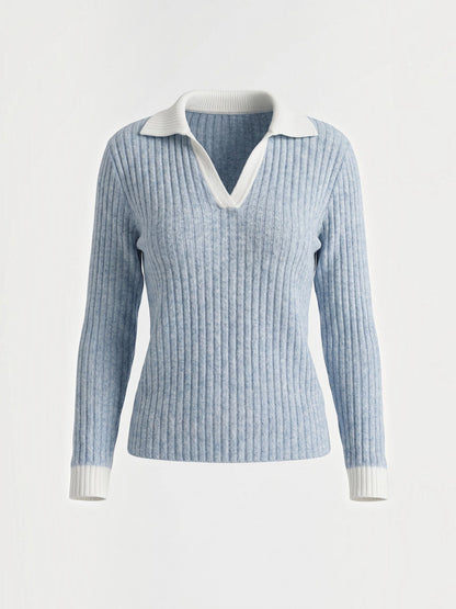Althea Strickpullover mit V-Ausschnitt