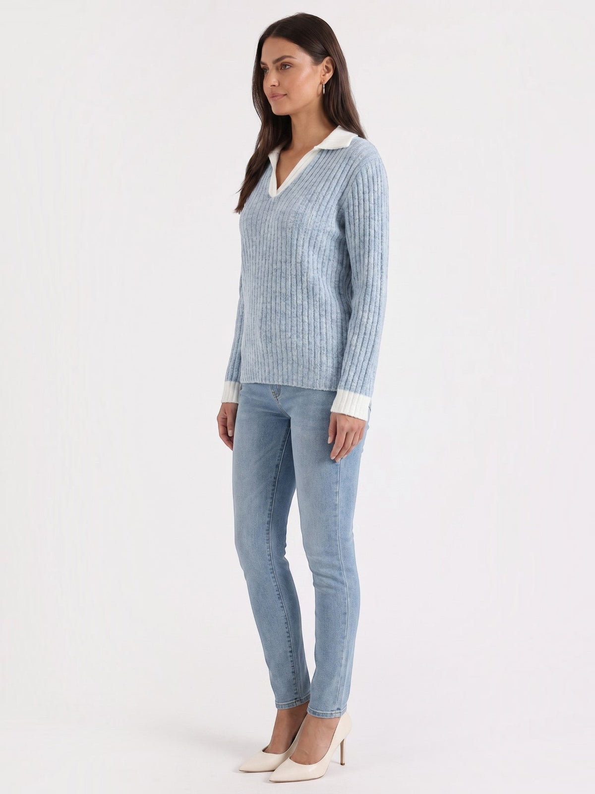 Althea Strickpullover mit V-Ausschnitt