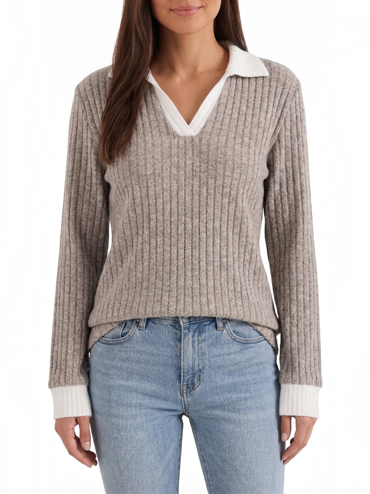 Althea Strickpullover mit V-Ausschnitt