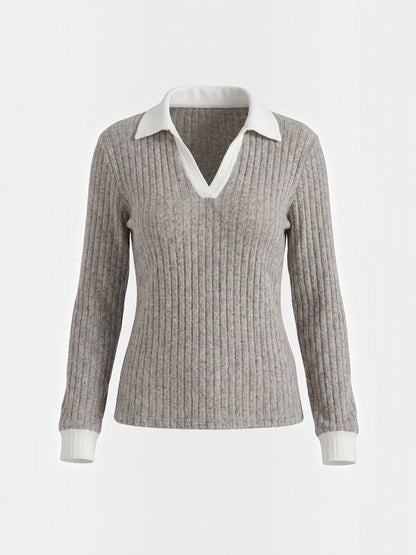 Althea Strickpullover mit V-Ausschnitt