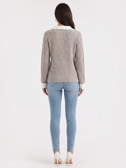 Althea Strickpullover mit V-Ausschnitt