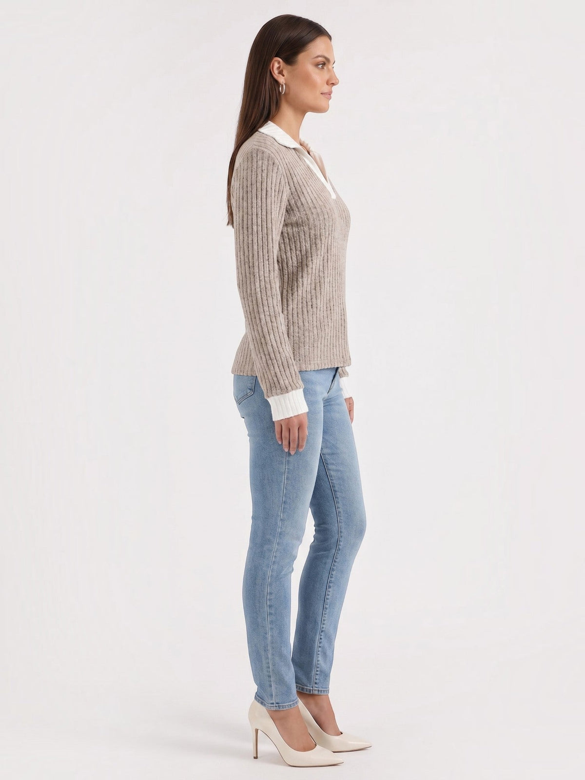 Althea Strickpullover mit V-Ausschnitt