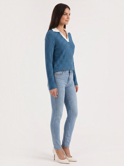 Althea Strickpullover mit V-Ausschnitt