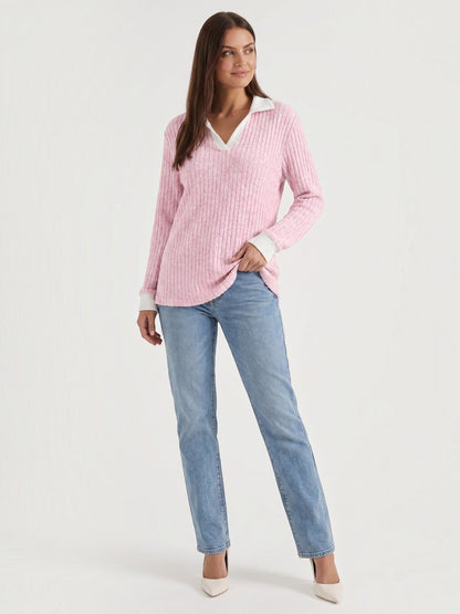 Althea Strickpullover mit V-Ausschnitt