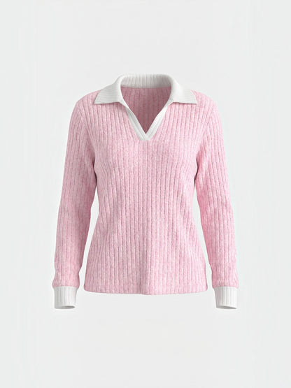 Althea Strickpullover mit V-Ausschnitt