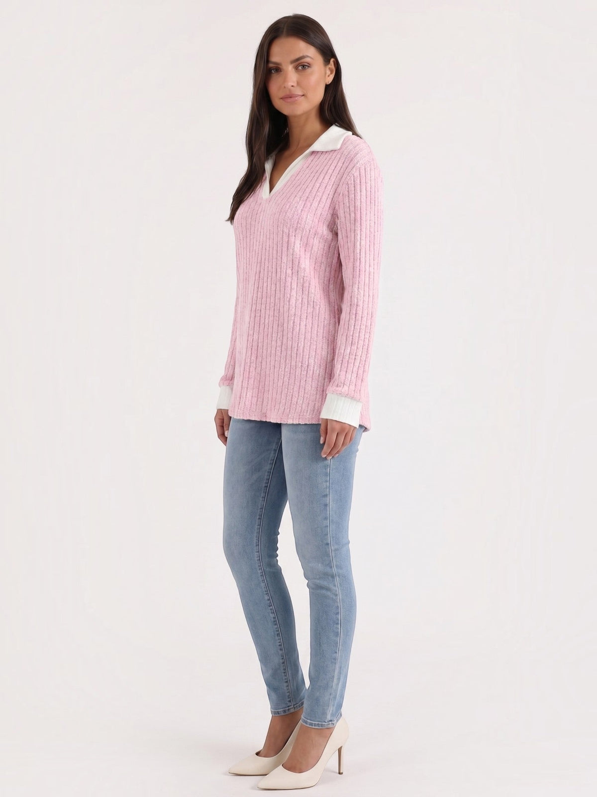 Althea Strickpullover mit V-Ausschnitt
