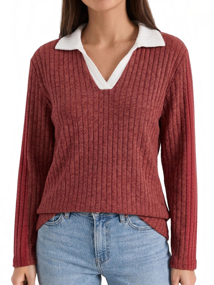 Althea Strickpullover mit V-Ausschnitt