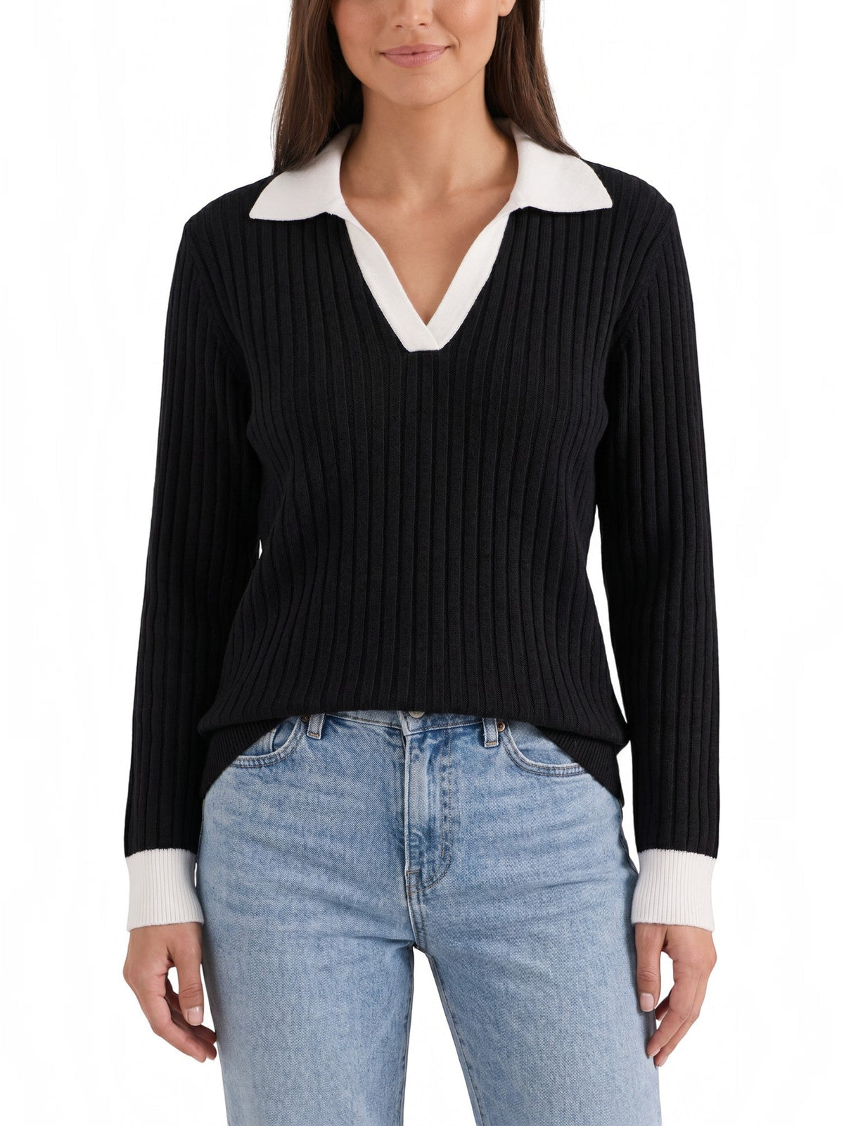 Althea Strickpullover mit V-Ausschnitt