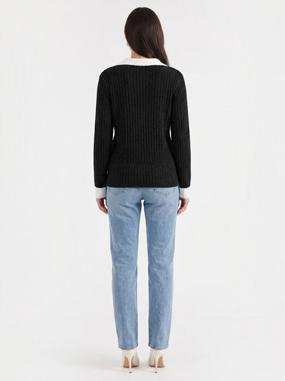 Althea Strickpullover mit V-Ausschnitt