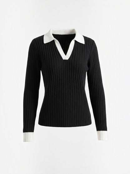 Althea Strickpullover mit V-Ausschnitt