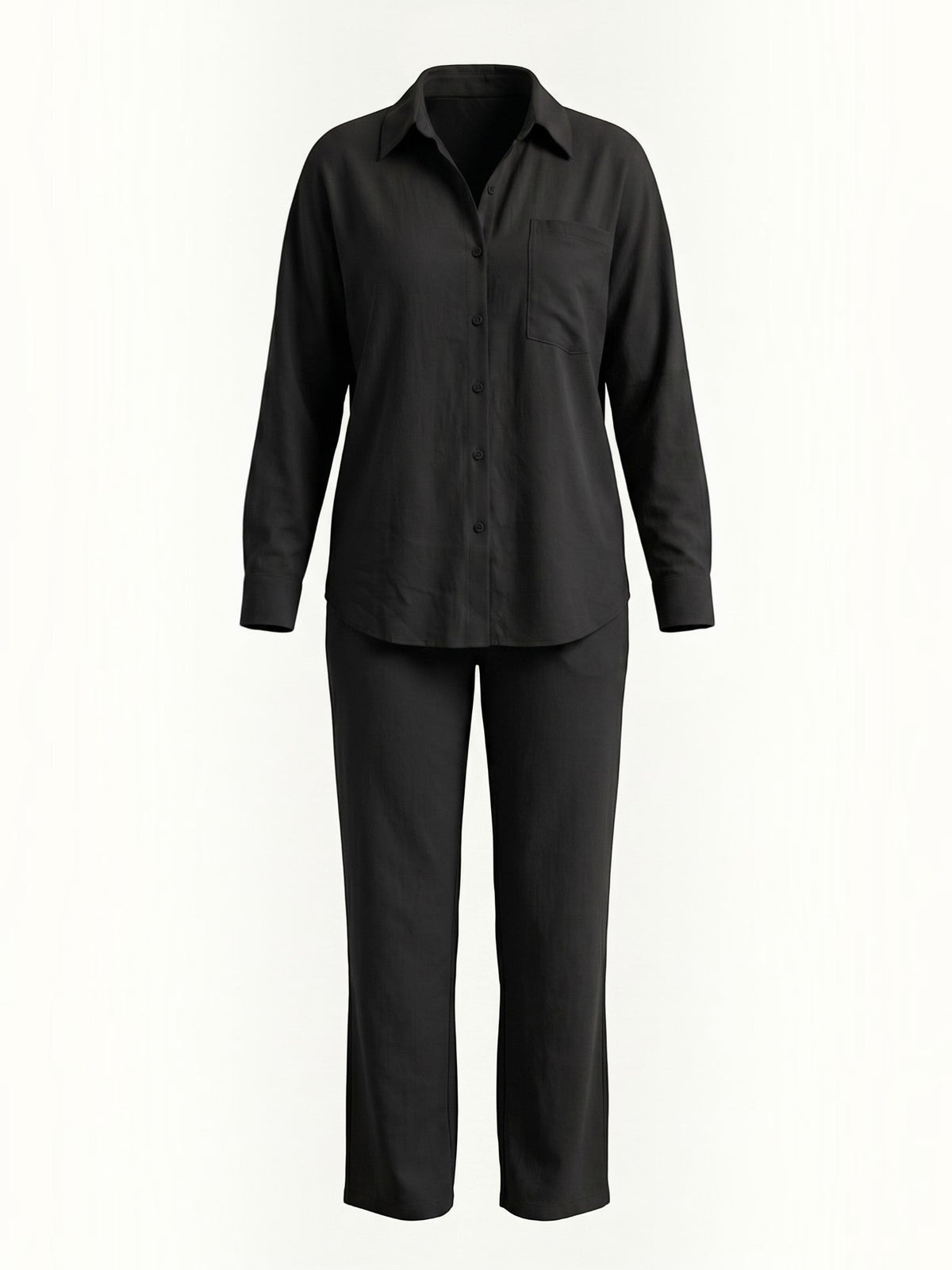 Amber Baumwoll Hosenanzug mit Overshirt