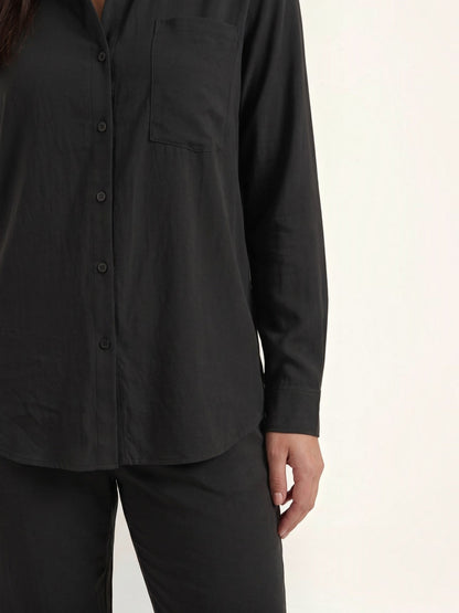 Amber Baumwoll Hosenanzug mit Overshirt