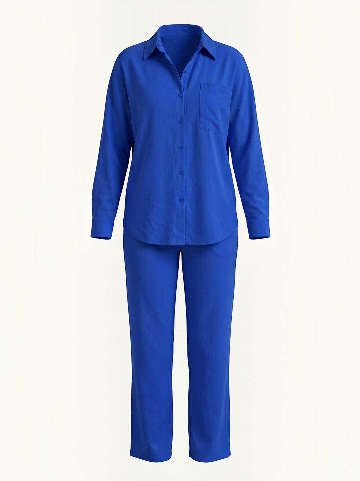 Amber Baumwoll Hosenanzug mit Overshirt