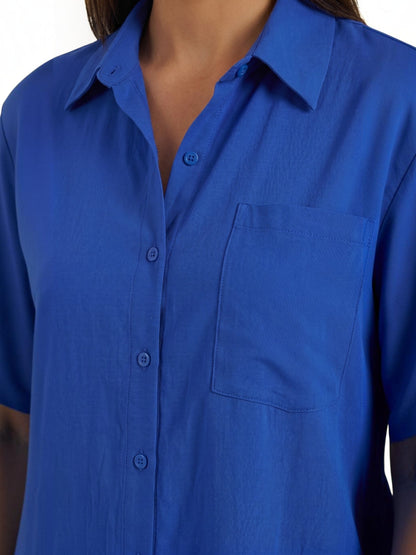 Amber Baumwoll Hosenanzug mit Overshirt