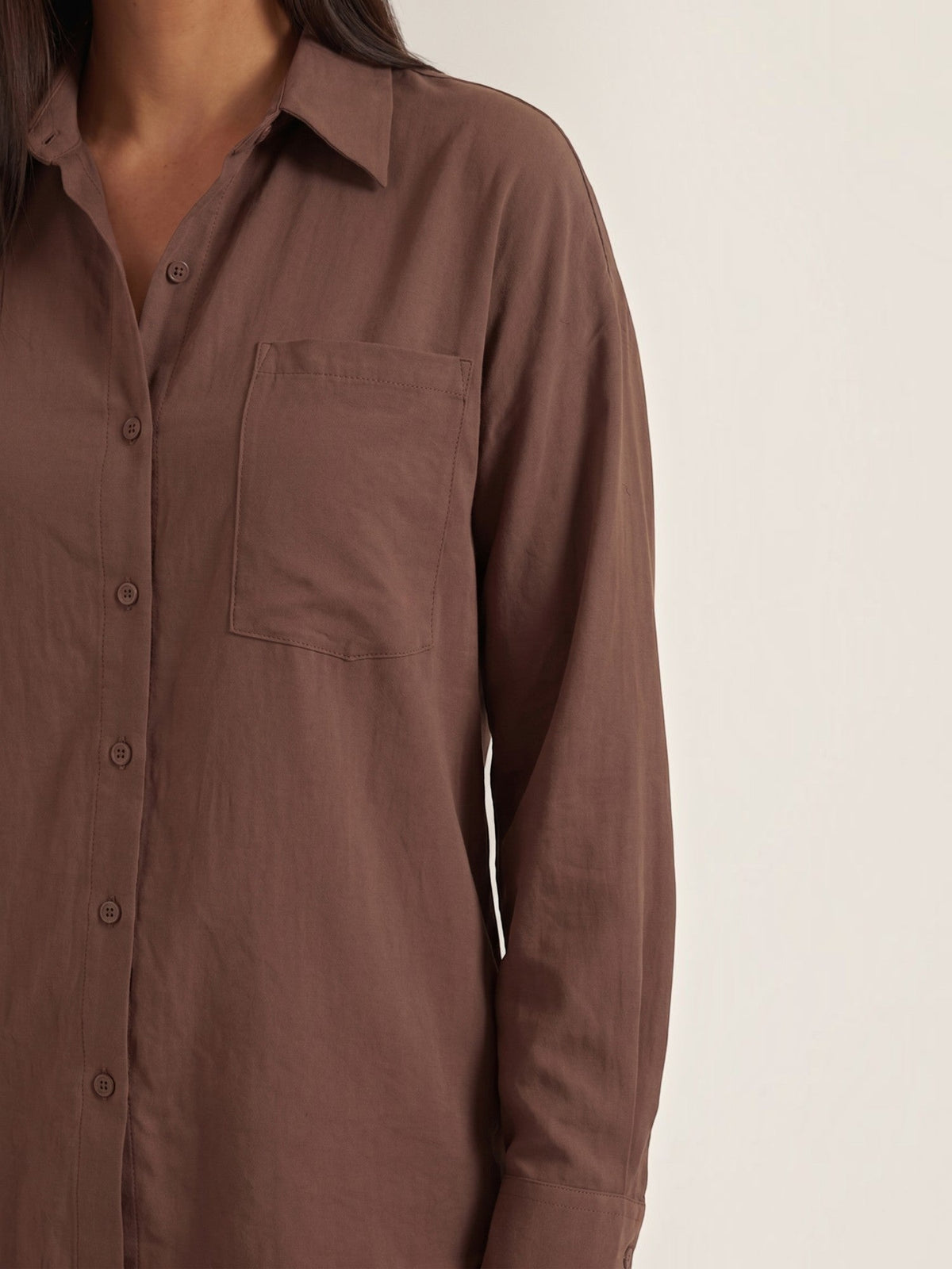 Amber Baumwoll Hosenanzug mit Overshirt