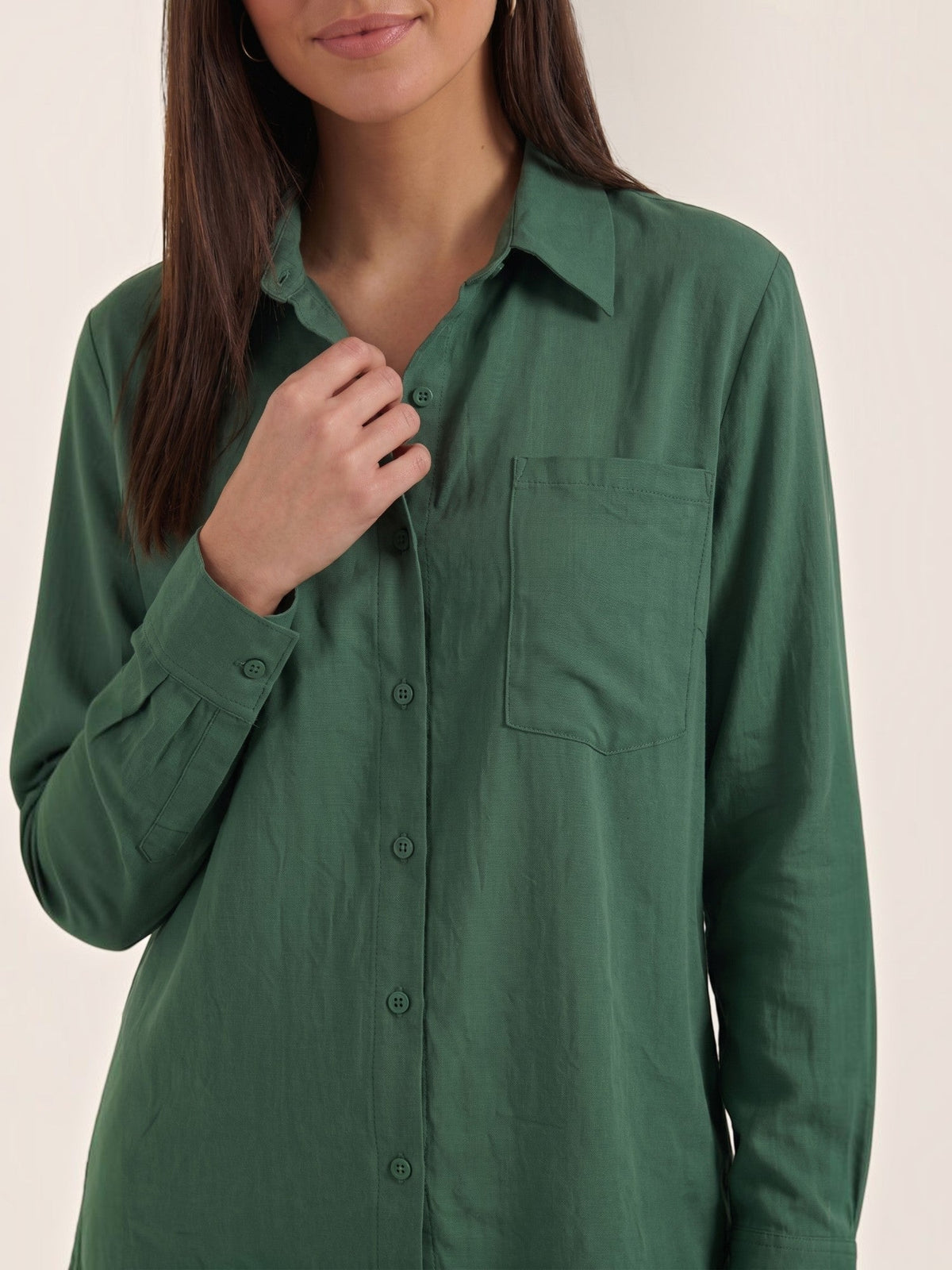 Amber Baumwoll Hosenanzug mit Overshirt