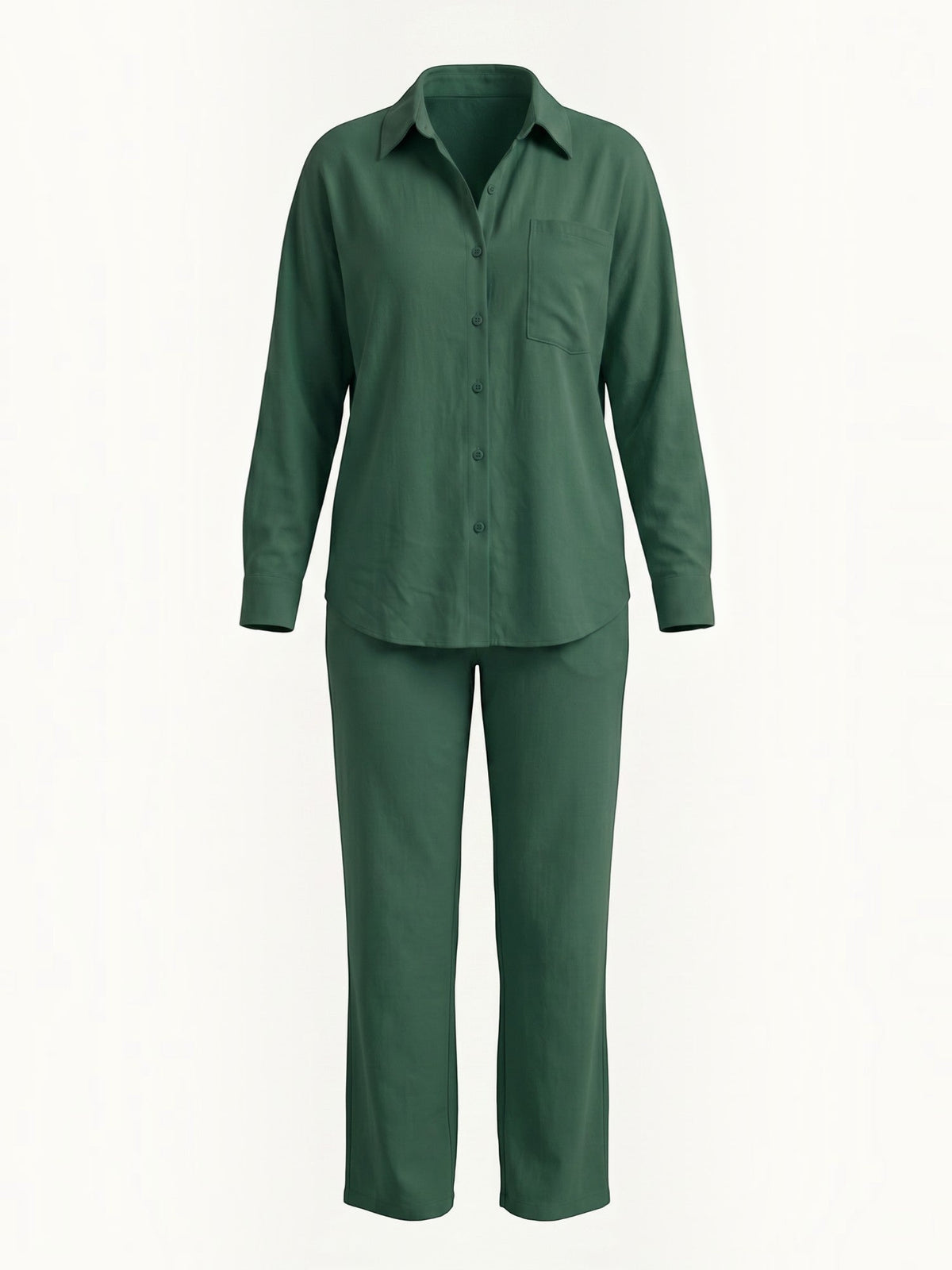 Amber Baumwoll Hosenanzug mit Overshirt