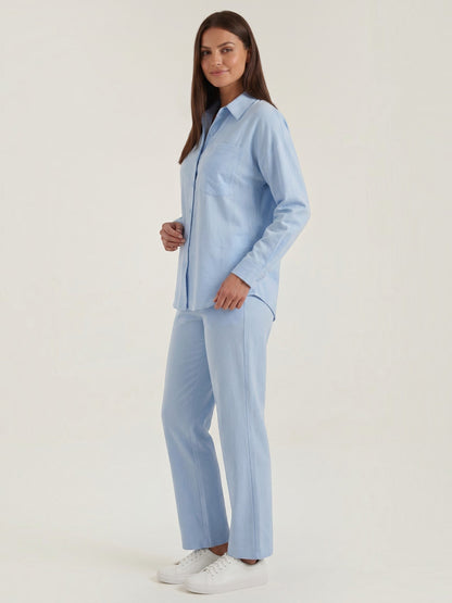 Amber Baumwoll Hosenanzug mit Overshirt