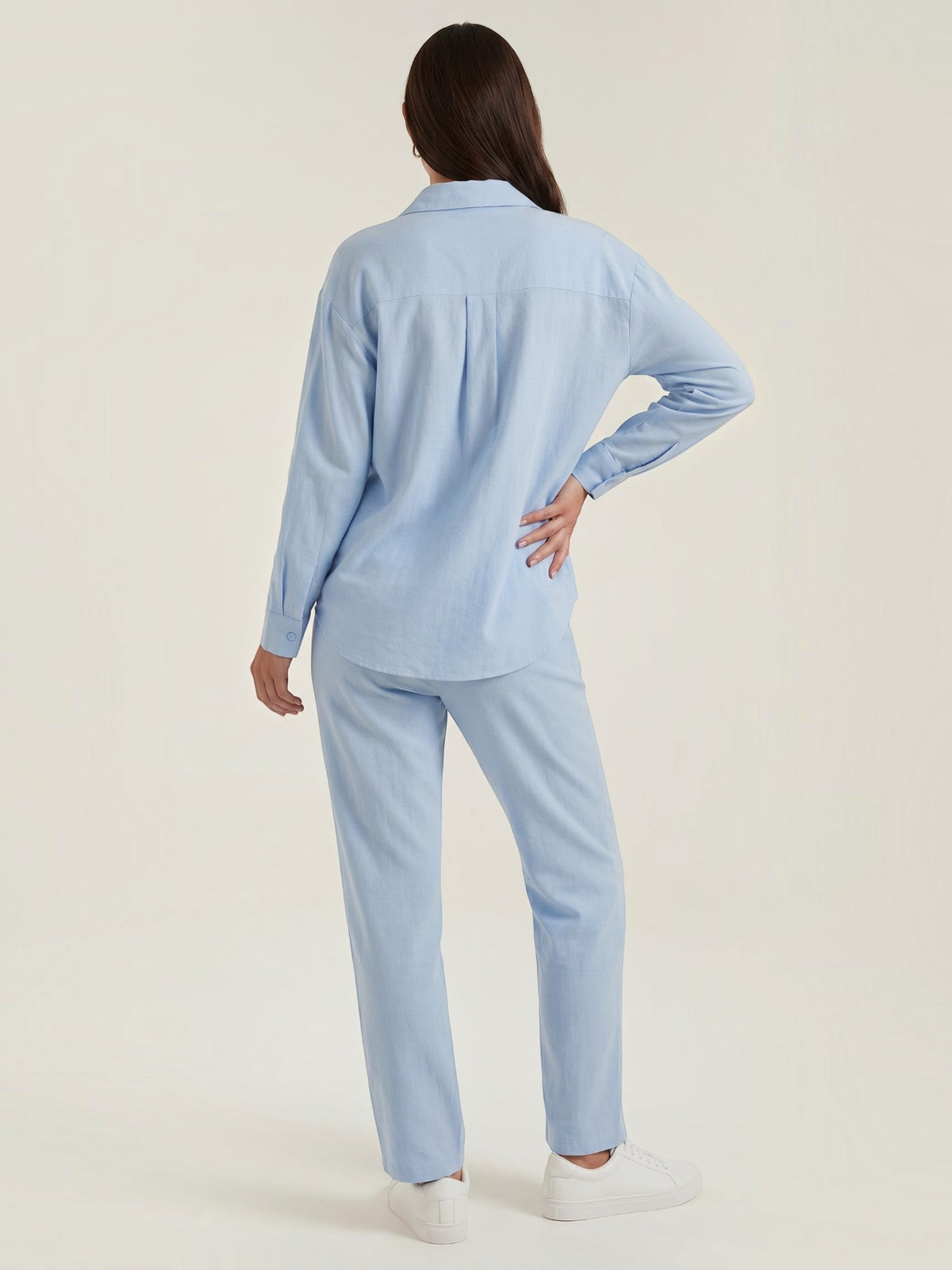 Amber Baumwoll Hosenanzug mit Overshirt