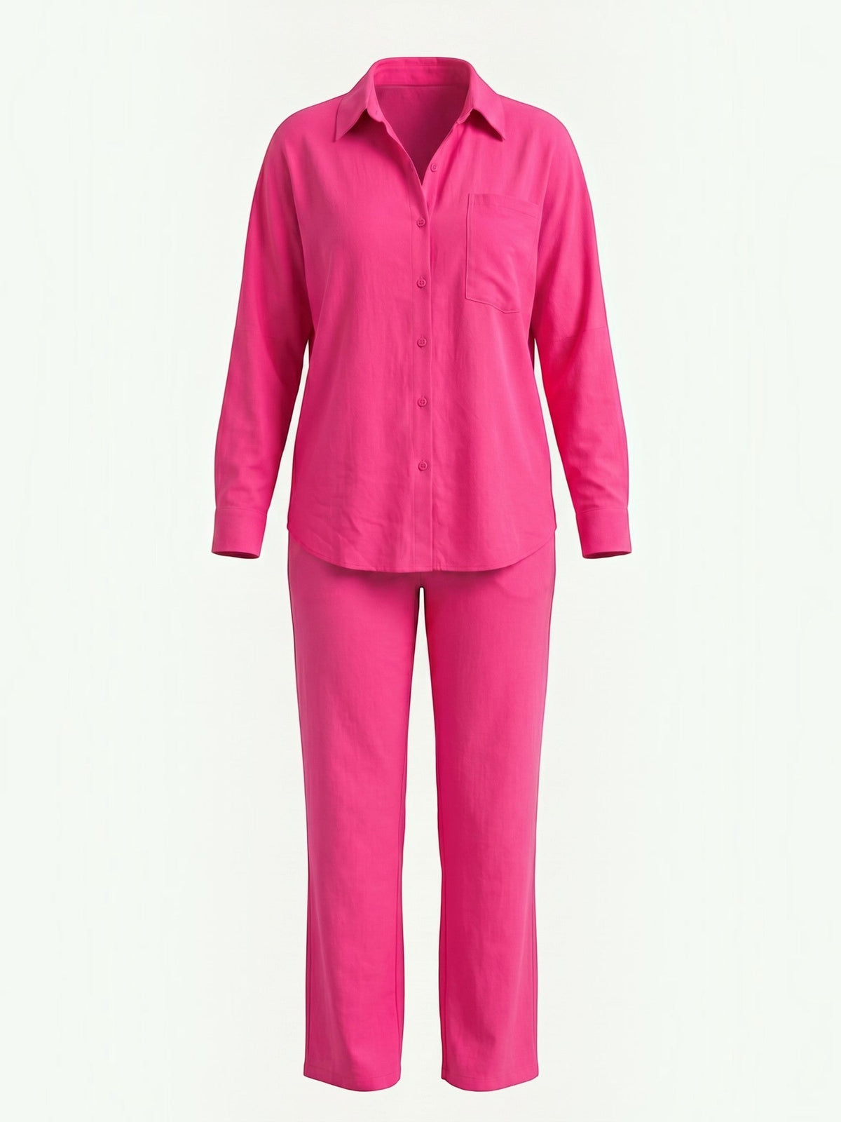 Amber Baumwoll Hosenanzug mit Overshirt