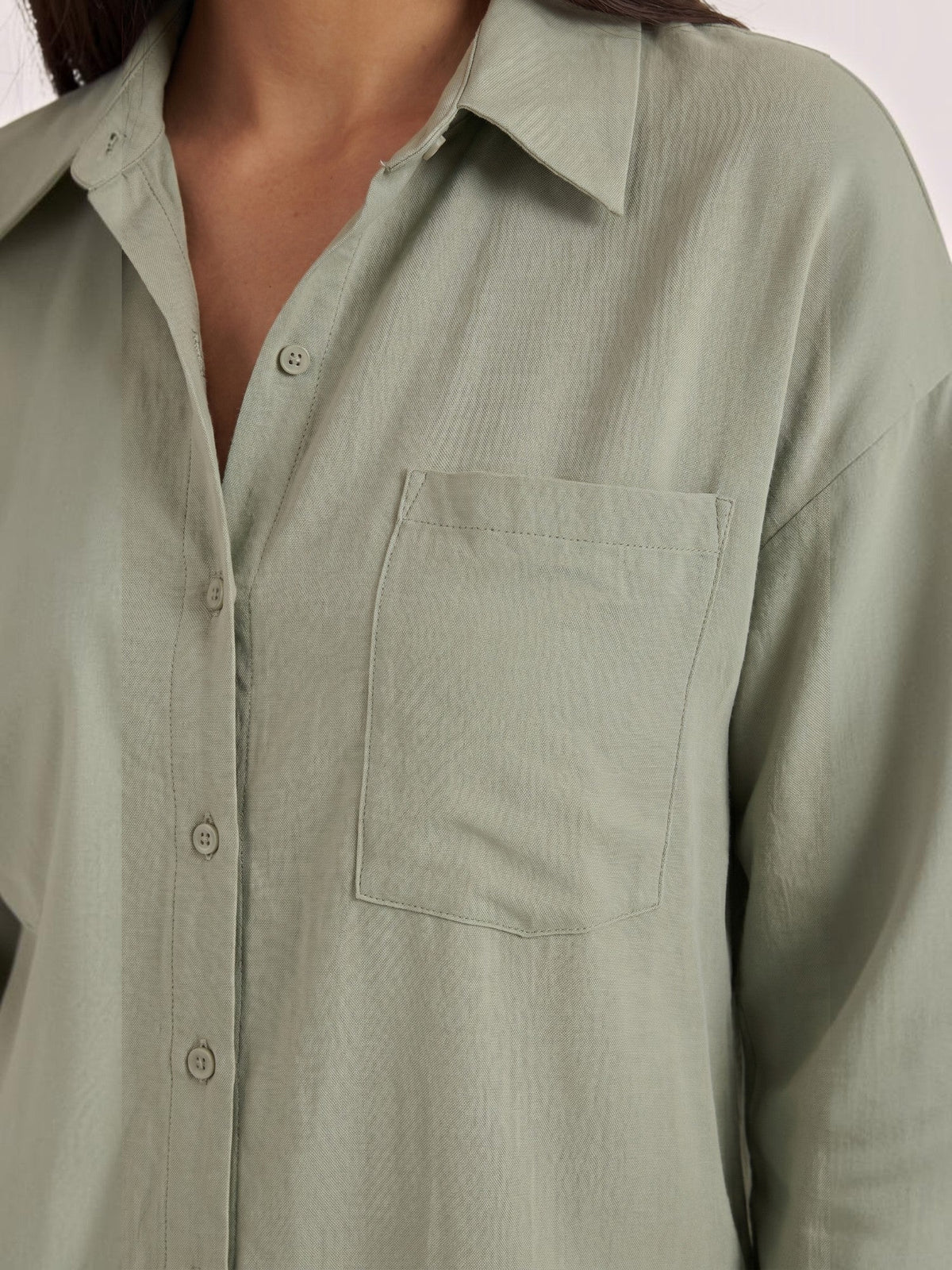 Amber Baumwoll Hosenanzug mit Overshirt