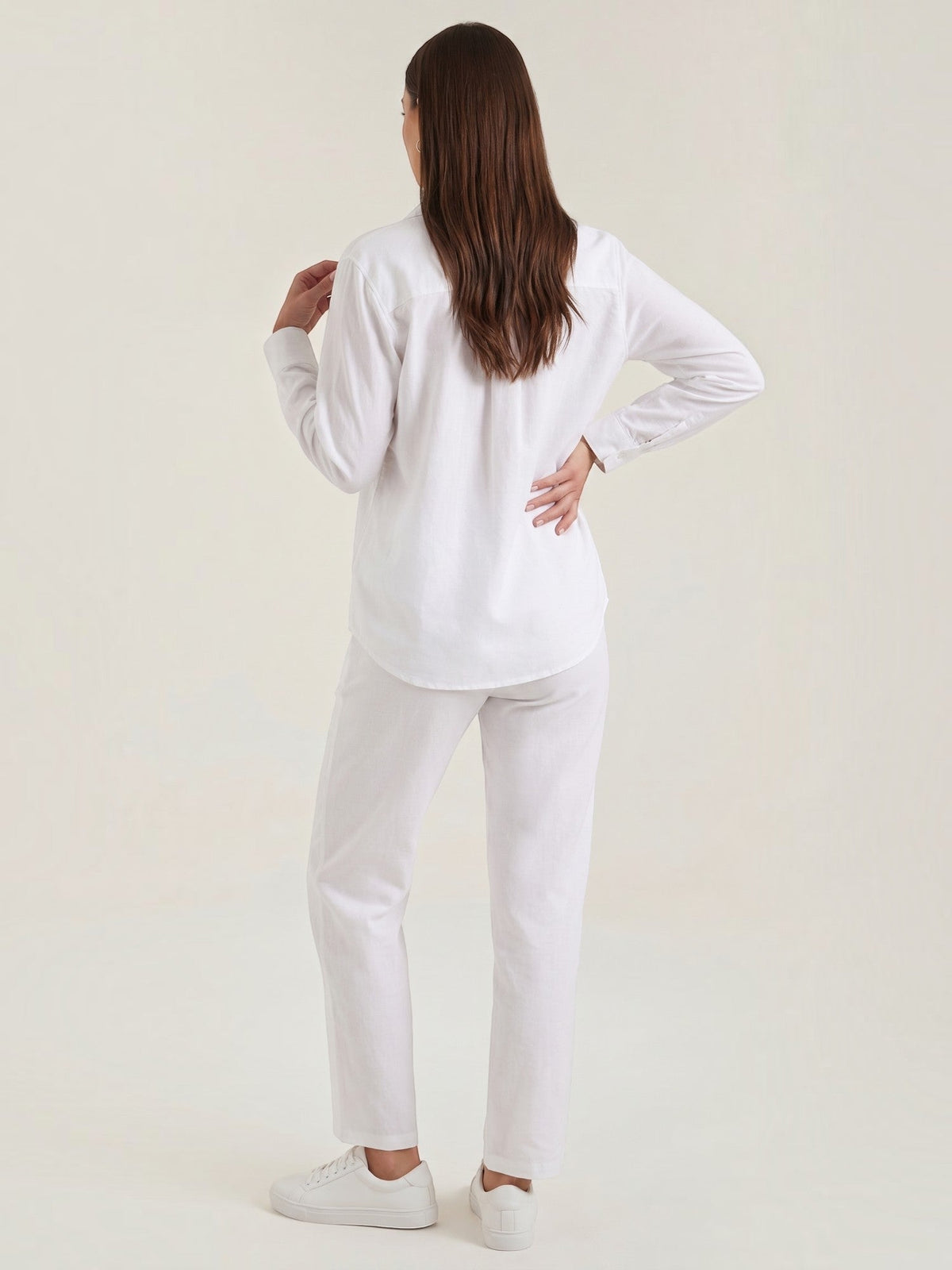Amber Baumwoll Hosenanzug mit Overshirt
