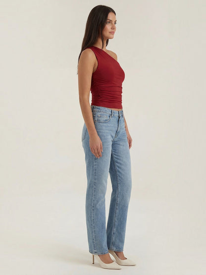 Briony Ärmelloses One-Shoulder-Top