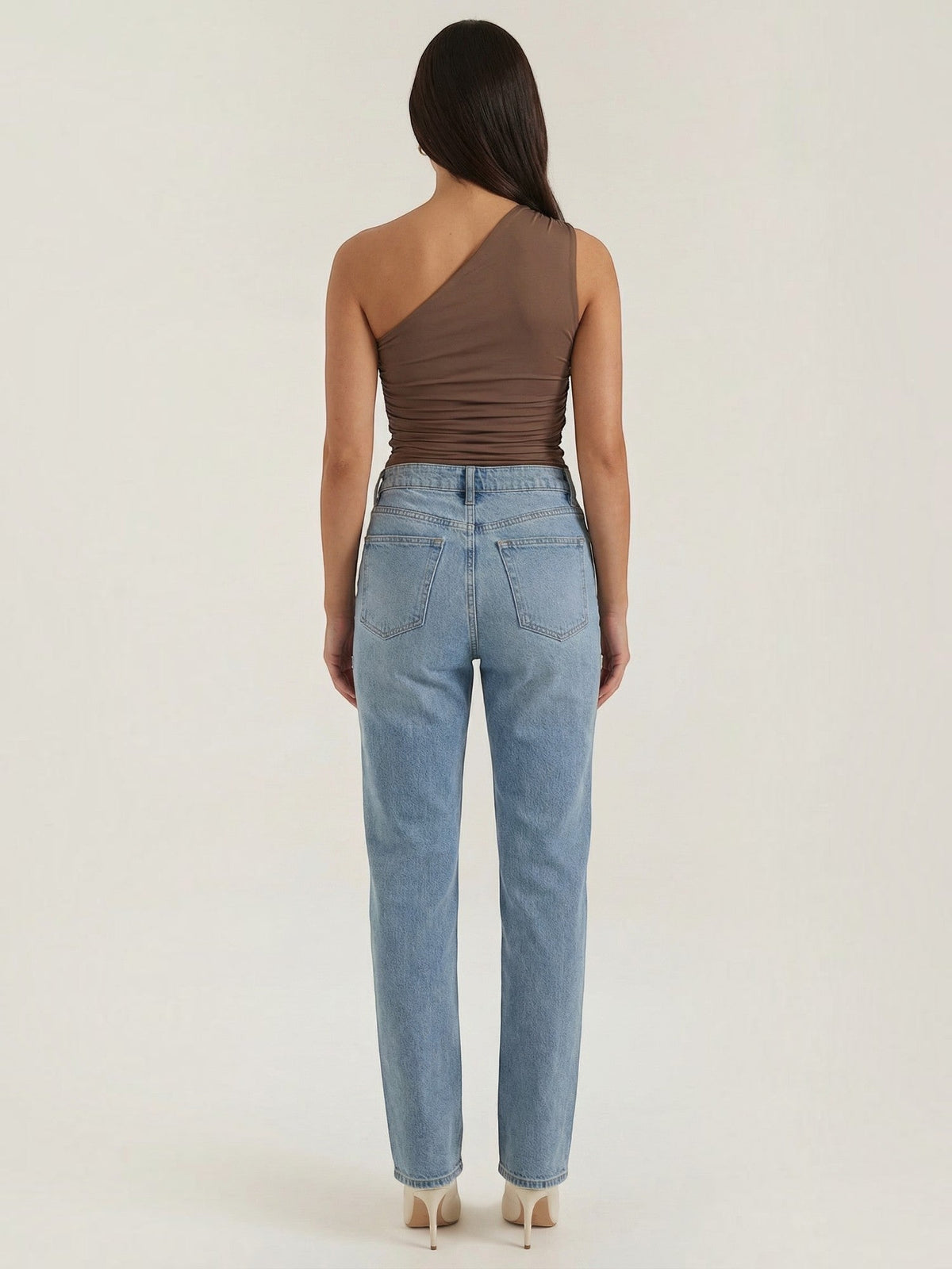 Briony Ärmelloses One-Shoulder-Top