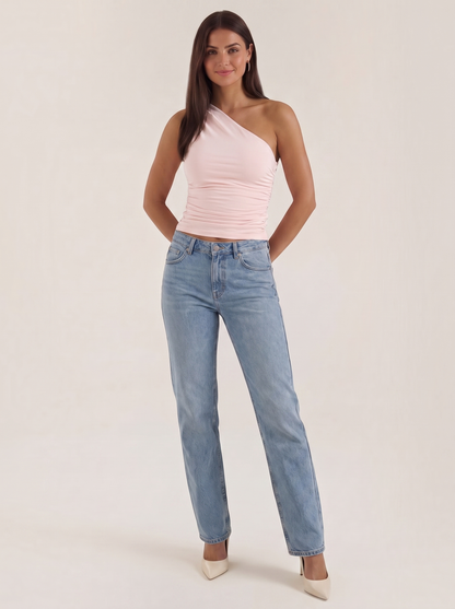 Briony Ärmelloses One-Shoulder-Top