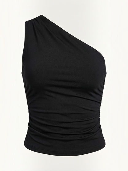 Briony Ärmelloses One-Shoulder-Top