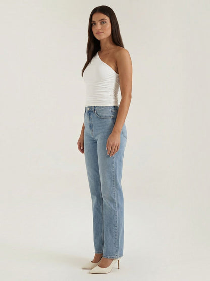Briony Ärmelloses One-Shoulder-Top