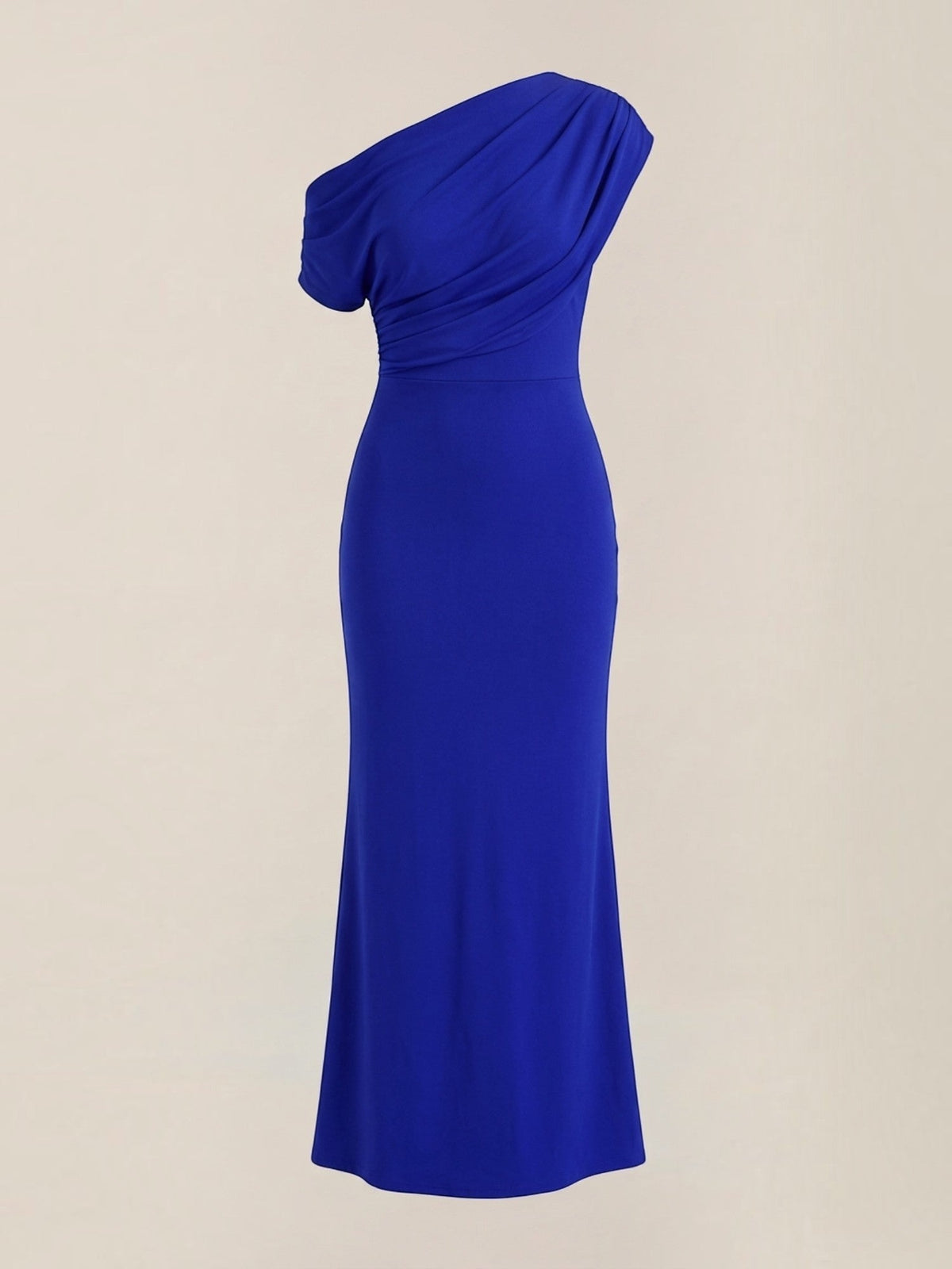 Candice Einschulter-Maxikleid