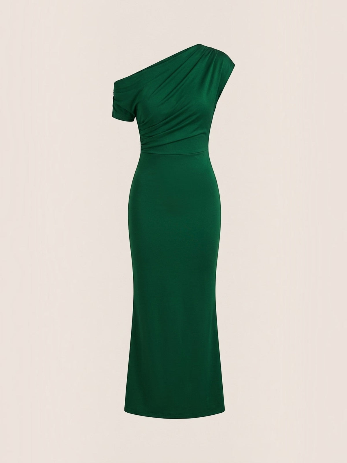 Candice Einschulter-Maxikleid