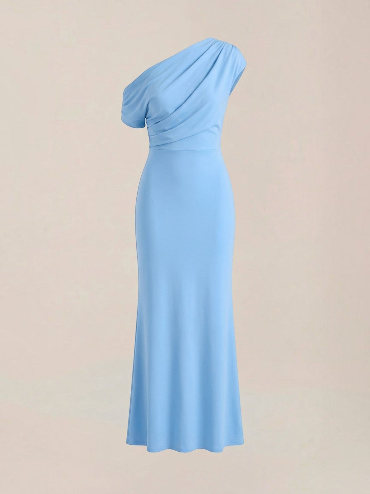 Candice Einschulter-Maxikleid