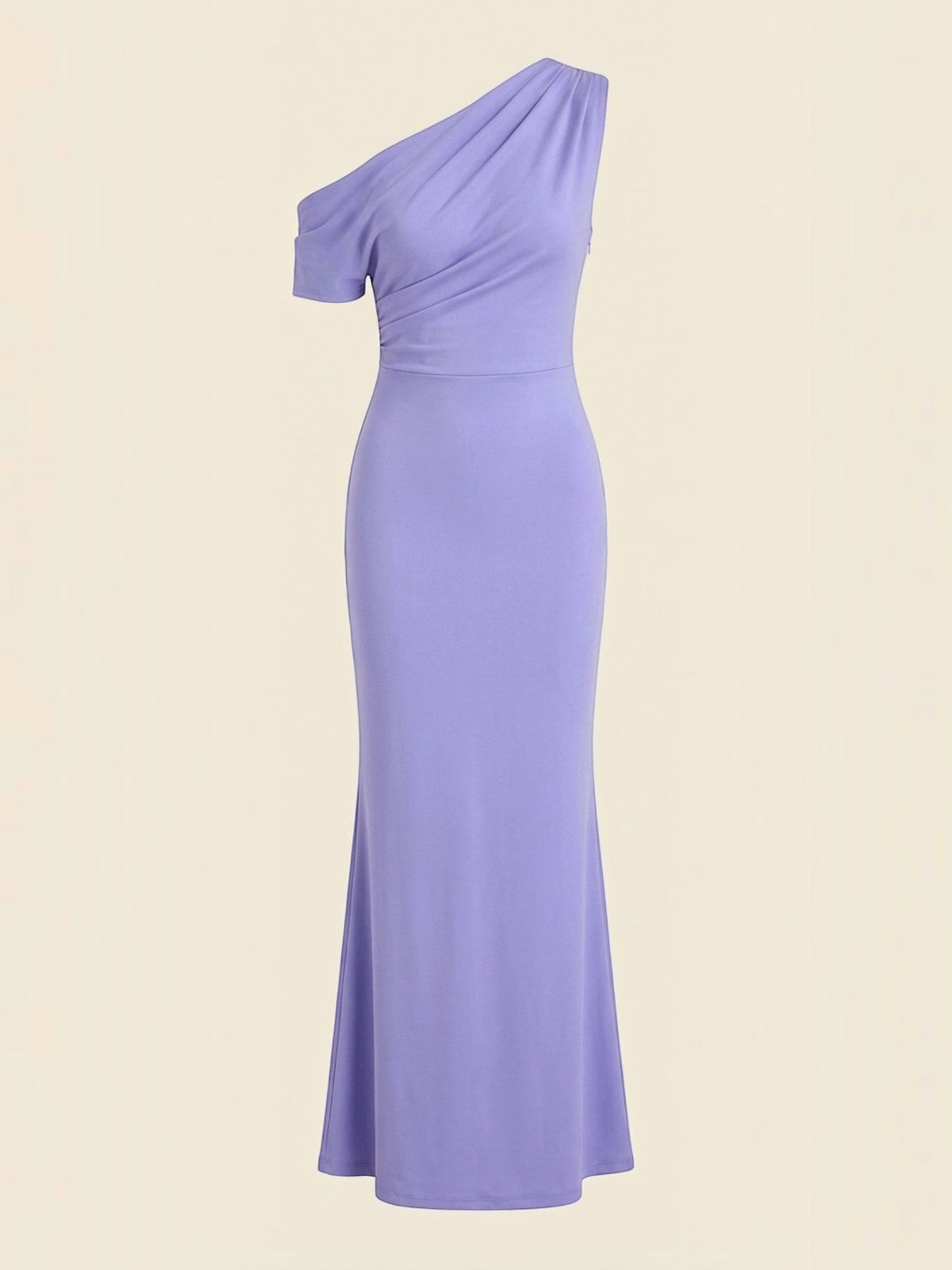 Candice Einschulter-Maxikleid