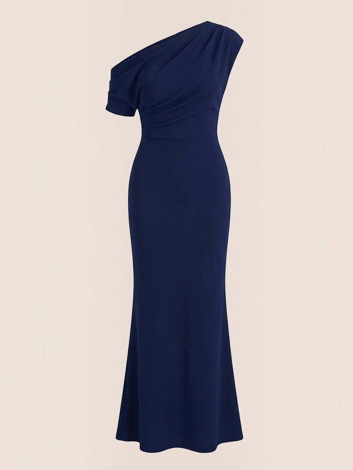 Candice Einschulter-Maxikleid
