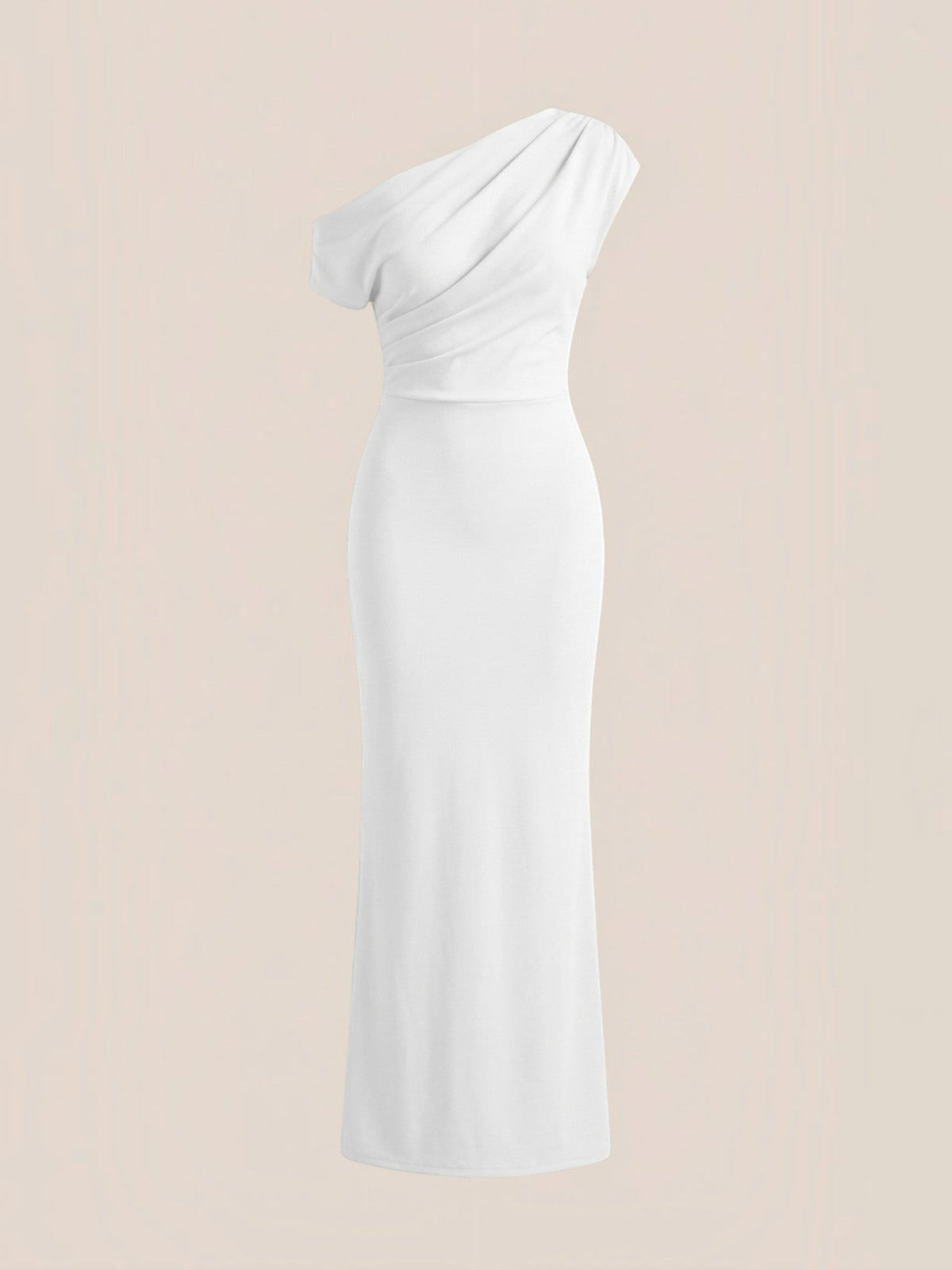 Candice Einschulter-Maxikleid