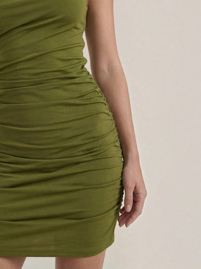 Carmela Minikleid mit Stehkragen
